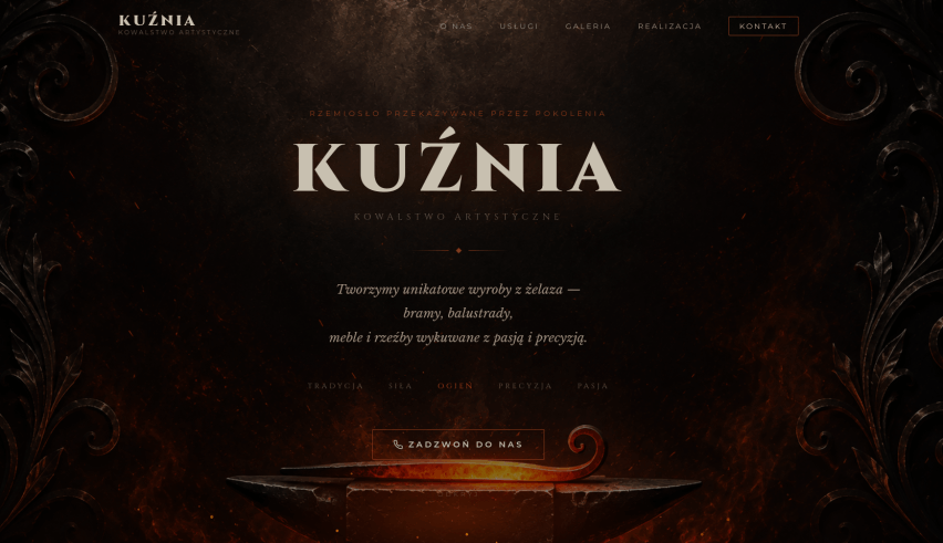 Kuźnia - projekt koncepcyjny